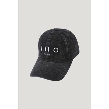 IRO [이로]TROYES IRO LOGO 자수 데님 볼캡 IXRAS25701BKL