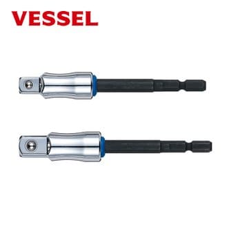  베셀 VESSEL TA20BSQ3L 미러 소켓어댑터 3/8인치 롱소켓어댑터 110mm 소켓아답터 복스알어댑터