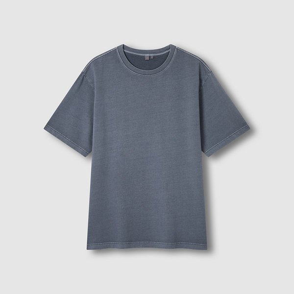 남 워싱 오버핏 반팔 티셔츠 J116201060096