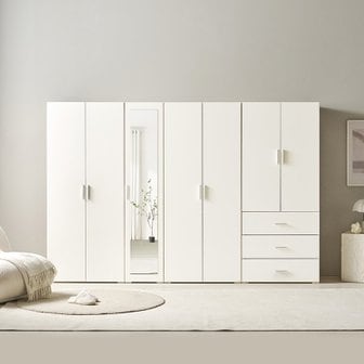  [S머니5%][by casamia][비밀혜택가]일상고백 클라로 옷장 280cm(이불장형거울장행거형서랍형)