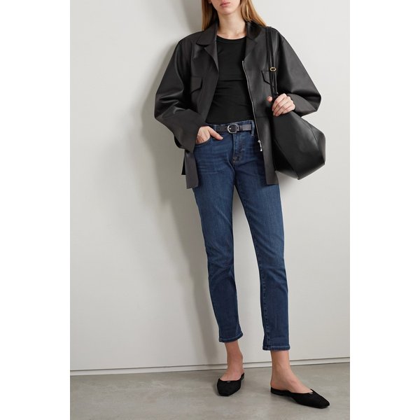 르 가르송 크롭 보이프렌드 진 미드 데님 27086482324370346