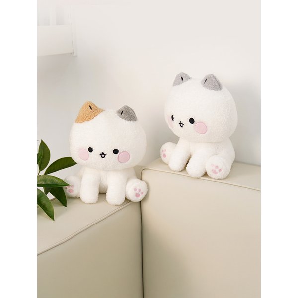 우옹이 시팅 고양이 인형 쿠션