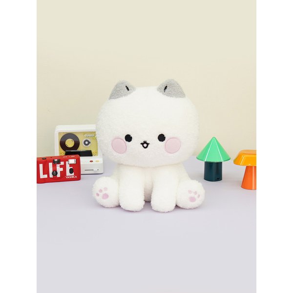 우옹이 시팅 고양이 인형 쿠션