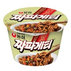 농심 짜파게티 큰사발 컵라면 123g x 8개