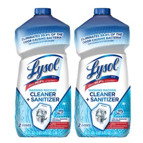 Lysol 라이솔 세탁기 클리너 세니타이져 1.06리터 2개 Lysol Washing Machine Cleaner + Sanitizer