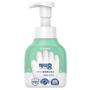 해피홈 포밍 핸드워시 용기형 그린샤워향 250ml_WA05FC6