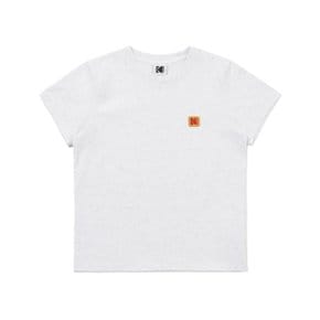 [공식]에센셜 아스킨 반팔 티셔츠 우먼 WHITE MELANGE