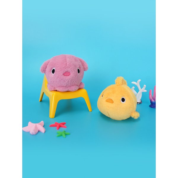 착착 마그넷 복어 엄지도치 거북이 인형