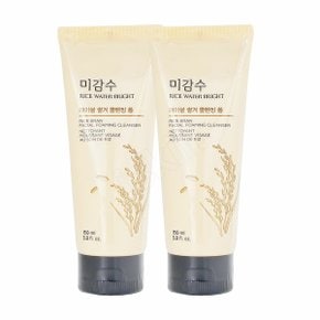 1+1 더페이스샵 미감수 페이셜 쌀겨 클렌징 폼150ml