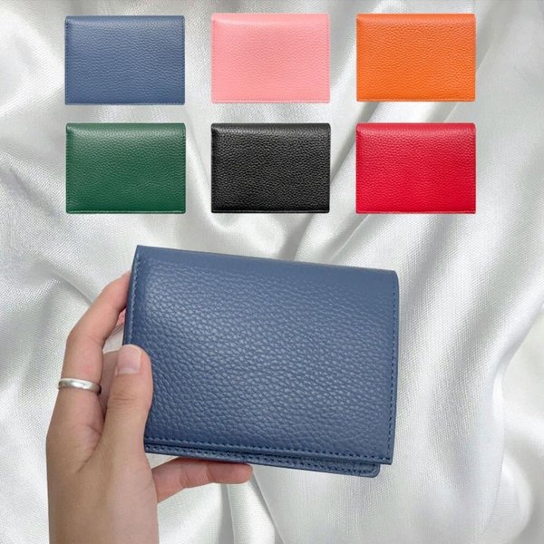 [옷자락] 여자 데일리 고퀄 비비드 6컬러 미니 카드지갑 반지갑