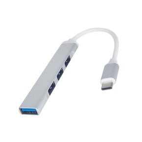 C타입 4포트 USB3.0 USB2.0 멀티허브 컨버터(VTMT-ACU)