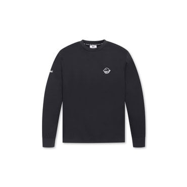 왁 (왁골프)Men WAACKY LS Crewneck Top_WMTBS25106BKX