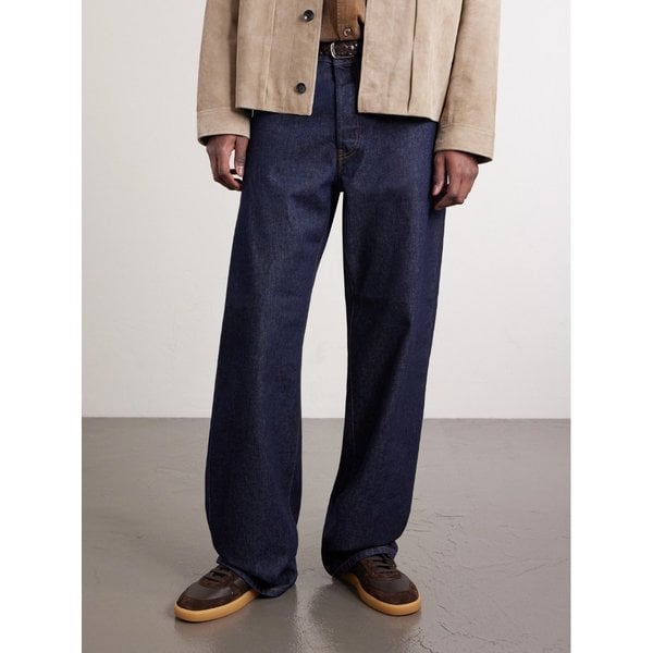 렙톤 텍스처 가죽 스웨이드 스니커즈 46376663162995617