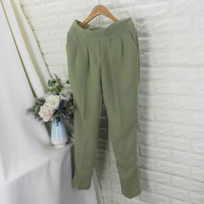 zent 핀턱라인팬츠POT배지바지 스판바지 밴딩바지 면바지 정장바지_P432260534