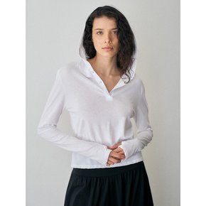 Soma Hooded Tee (Snow White)