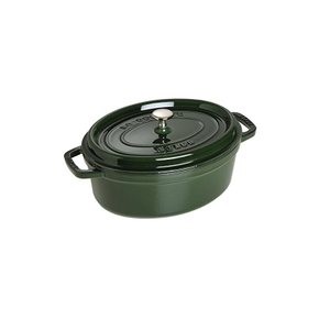 staub 스타우브 피코 코콧 오벌 바질그린 31cm 크다 양손 주물 홀로- 냄비