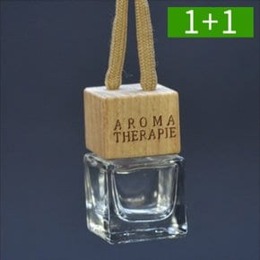 1+1 차량용 디퓨저공병 5ml 우드뚜껑 자동차 디퓨저용기