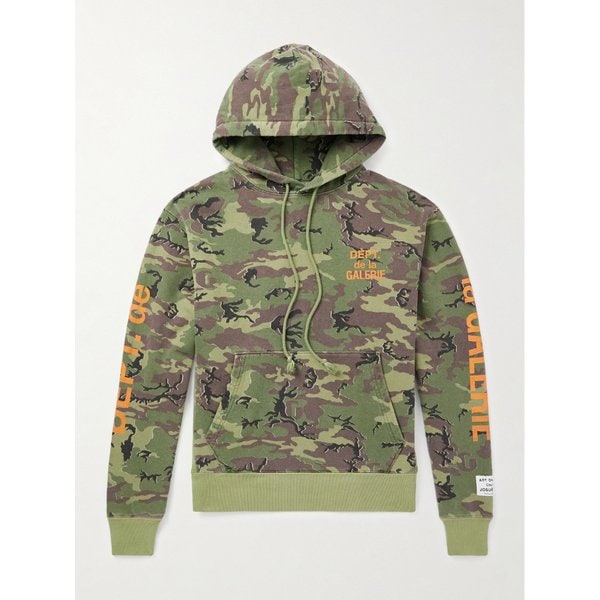 카모플라주 로고 프린트 코튼 저지 후드 티셔츠 46376663162903324