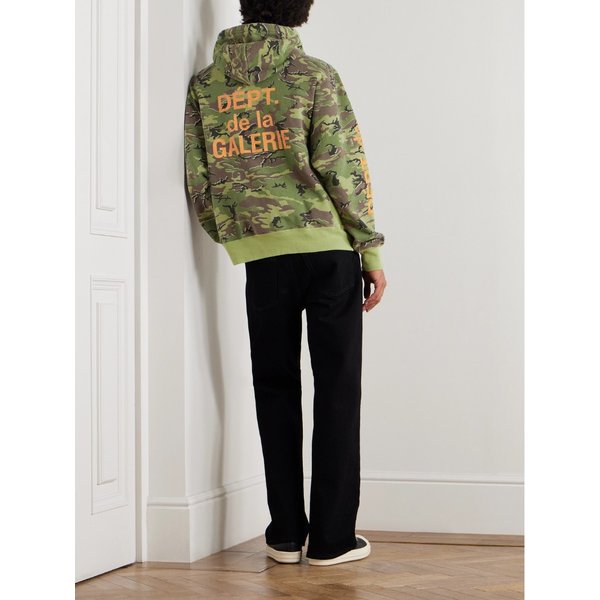 카모플라주 로고 프린트 코튼 저지 후드 티셔츠 46376663162903324