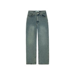 Normal Semi Wide Denim Pants_vintage blue