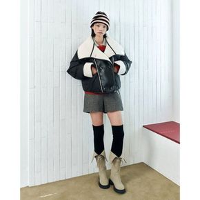 (24 F/W) (덕) 무스탕 믹스 다운 점퍼 AQ4PDS64[34827124]