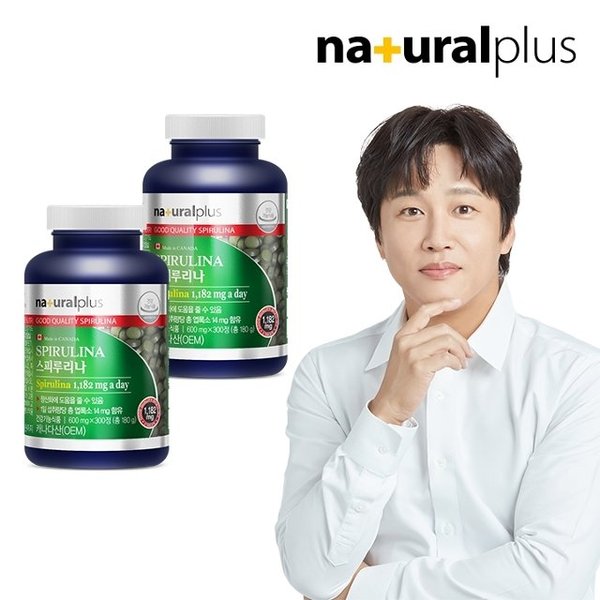 내츄럴플러스 스피루리나 300정 2병 10개월분