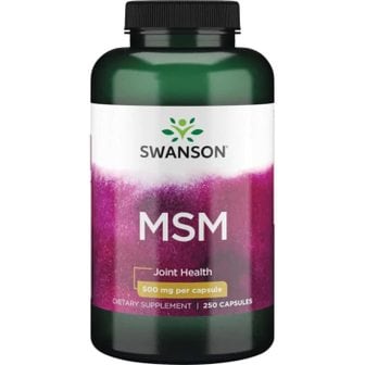  스완슨 엠에스엠 MSM 식이유황 500mg 250 캡슐