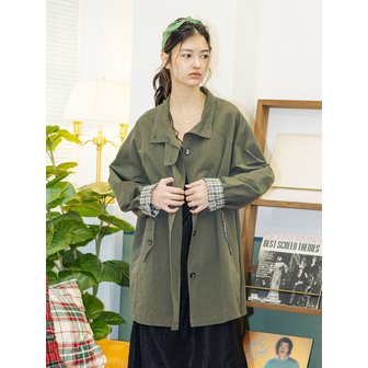 던드롭 DD_Utility stand collar coat jacket_KHAKI