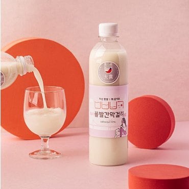 술담화 볼 빨간 막걸리 10% 500ml