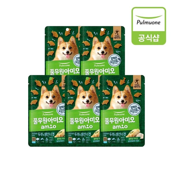 [풀무원아미오] 자연담은간식 두부 생선너겟 80gX5개