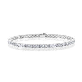 Ice tennis bracelet 3mm (WG)(400014)