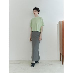 MOCK-NECK BASIC T(2 COLORS)