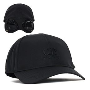 씨피컴퍼니 25SS 블랙 크롬-R 고글 베이스볼 캡 18CMAC146A 005904A 999
