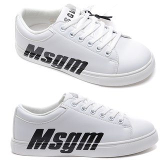 MSGM [엠에스지엠] MSGM 로고 로우 스니커즈 (022763 001 01 20S)