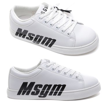 MSGM [엠에스지엠] MSGM 로고 로우 스니커즈 (022763 001 01 20S)