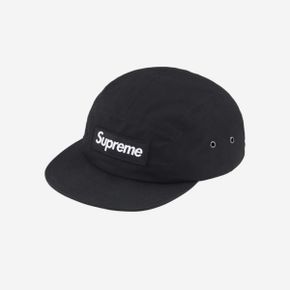 슈프림 왁스 코튼 캠프캡 블랙 - 23FW Supreme Waxed Cotton Camp Cap Black - 23FW