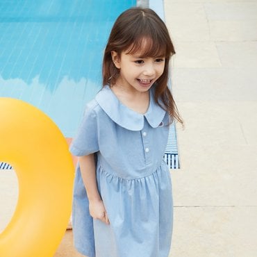 노스페이스 [노스페이스키즈 공식] NT7VR18S 걸즈 리틀 글램프 드레스_BABY BLUE