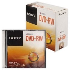 DVD레코더 DVD-RW 4 7GB 2x 10P CD레코더 레코더_WFFQTLA