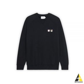 메종키츠네 MONOCHROME FOX HEAD PATCH CLASSIC SWEATSHIRT (JM00330KM0001-P199