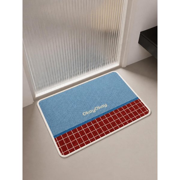 모던 린넨 워셔블 발매트 주방 욕실매트(3colors)