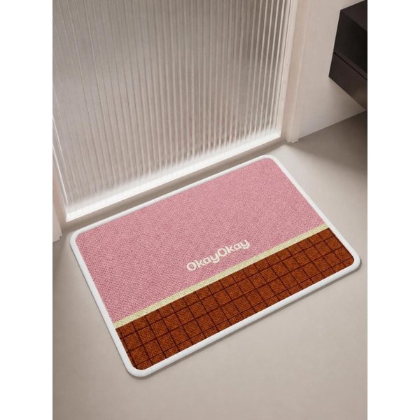 모던 린넨 워셔블 발매트 주방 욕실매트(3colors)