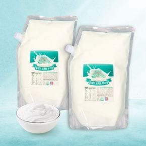 밀크아트 수제요거트 플레인요거트 1000ml 2팩 [무가당][34885613]