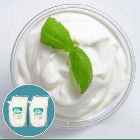 밀크아트 수제요거트 플레인요거트 1000ml 2팩 [무가당][34885613]