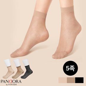 판도라by 누드토우 발목스타킹 앵클삭스 5족 psk3830s