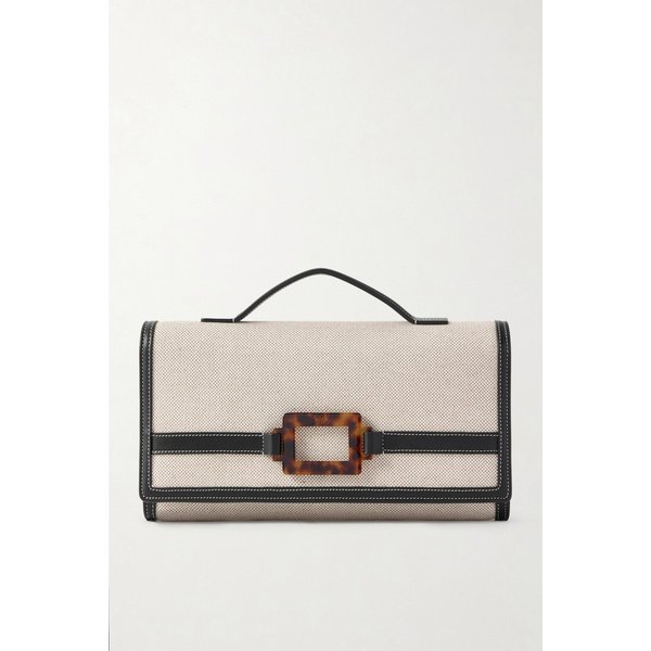 벨 비비에 버클 캔버스 클러치 46376663162990086