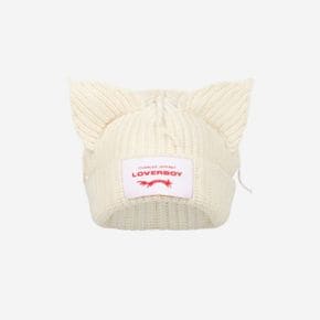 찰스 제프리 러버보이 청키 이어 비니 에크루 Charles Jeffrey Loverboy Chunky Ears Beanie Ecr