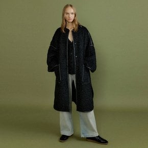 JEN reversible cape coat [black]