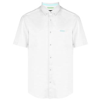 휴고보스 휴고 보스 Mens shirt 50493600100 White