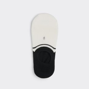 White Block Hidden Socks CALAX26202WHX