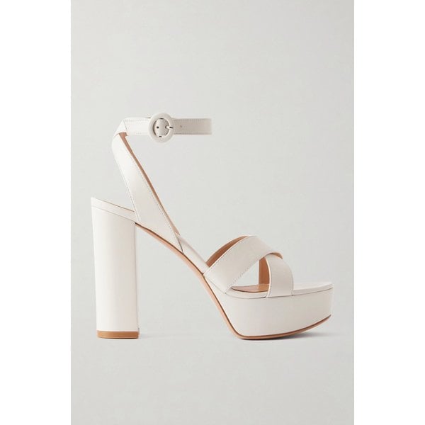 사브리나 가죽 플랫폼 샌들 46376663163023093